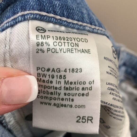 AG Adriano Goldschmied The Legging Ankle Super Skinny Ankle Distressed Jeans - Picture 4 of 5